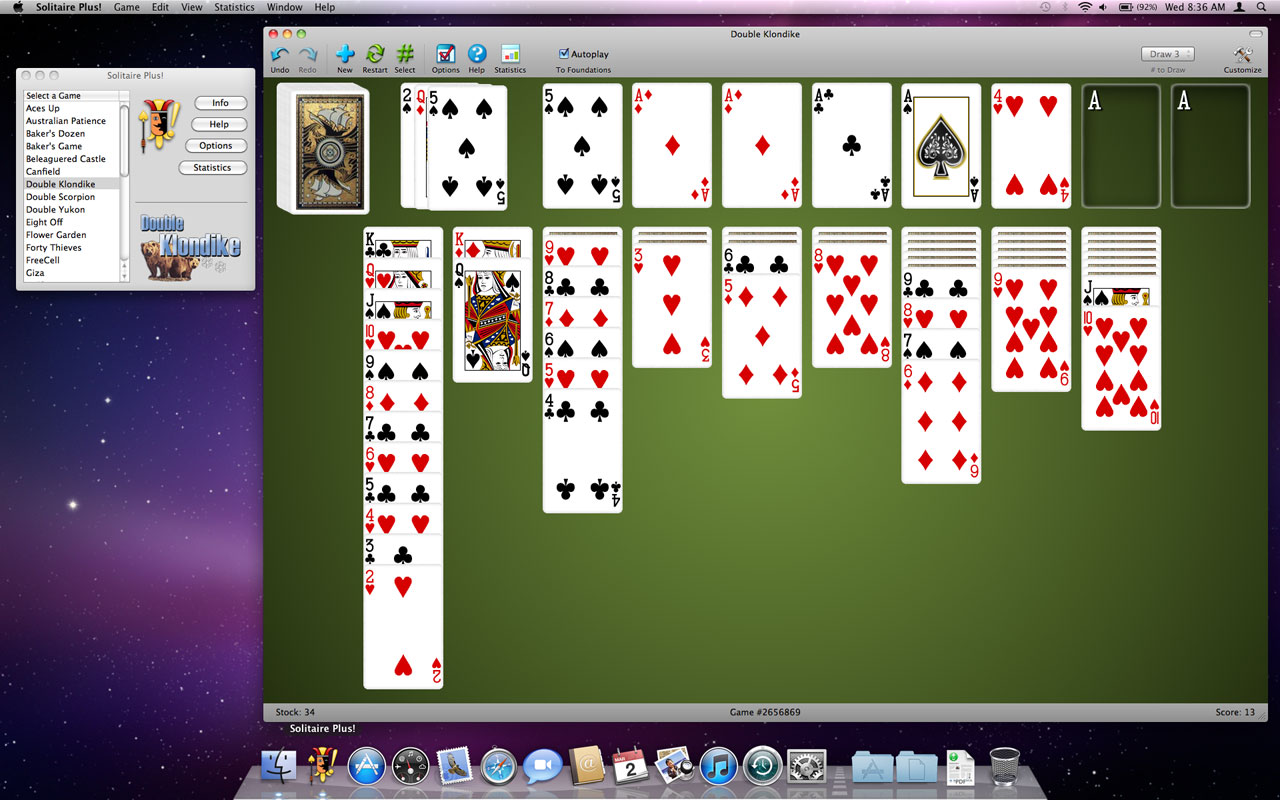 Free solitaire games for mac